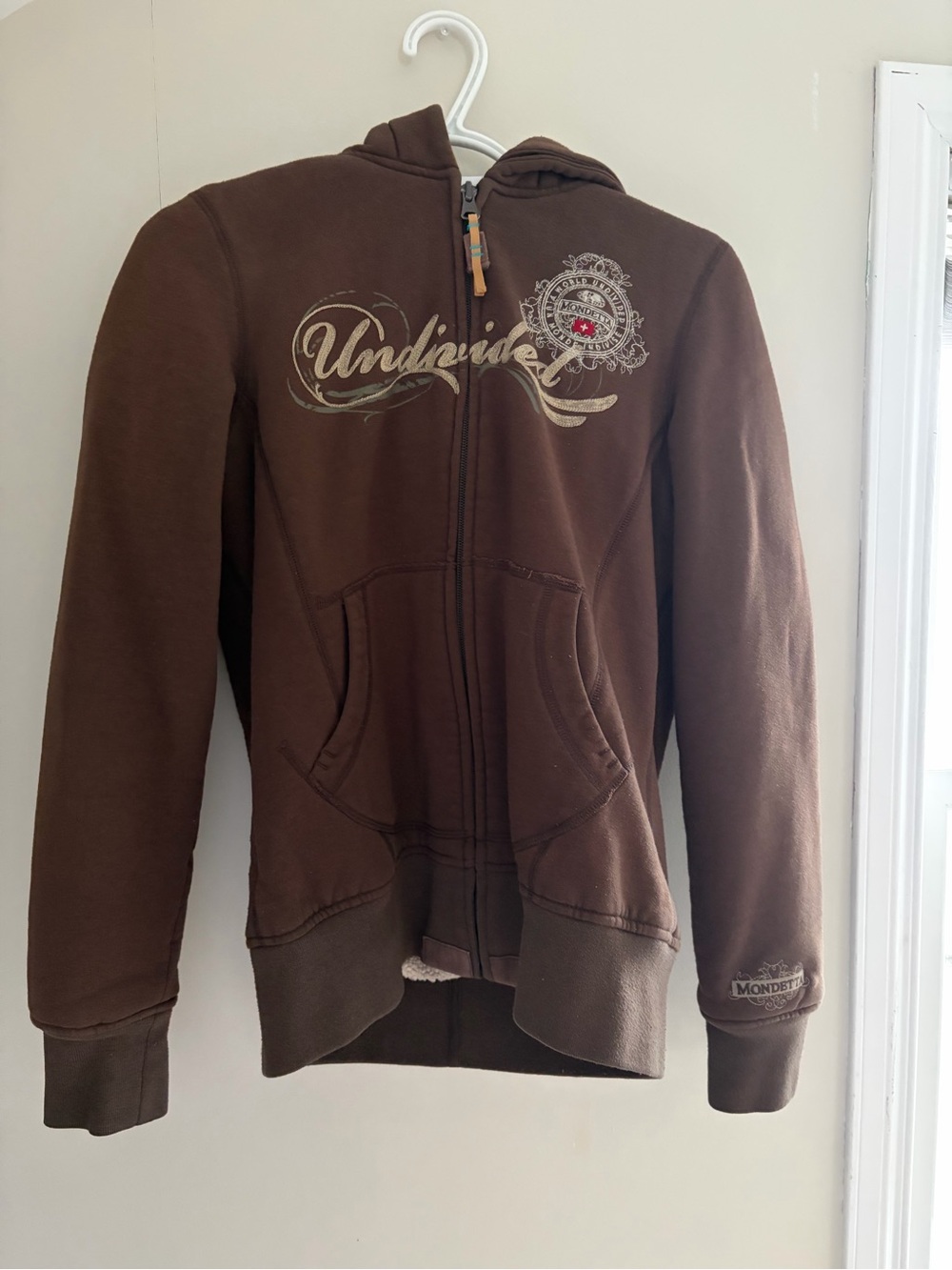 Brown Mondetta Zip Hoodie